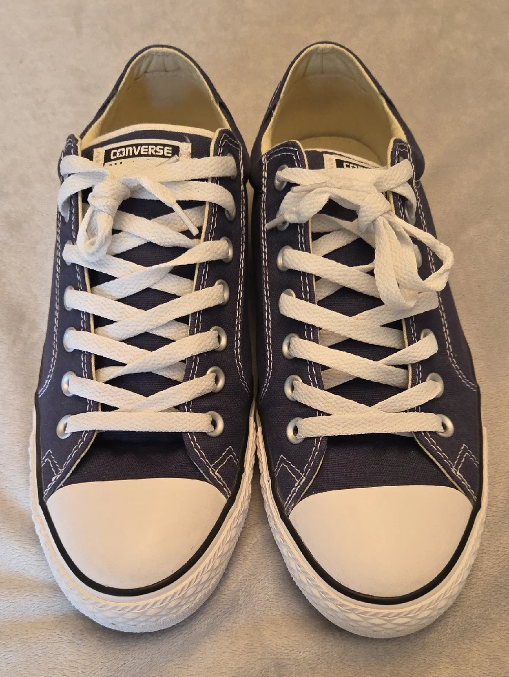 Immaculate Men's Converse All-Star, Blue & White, Size 10 - Picture 2 of 8